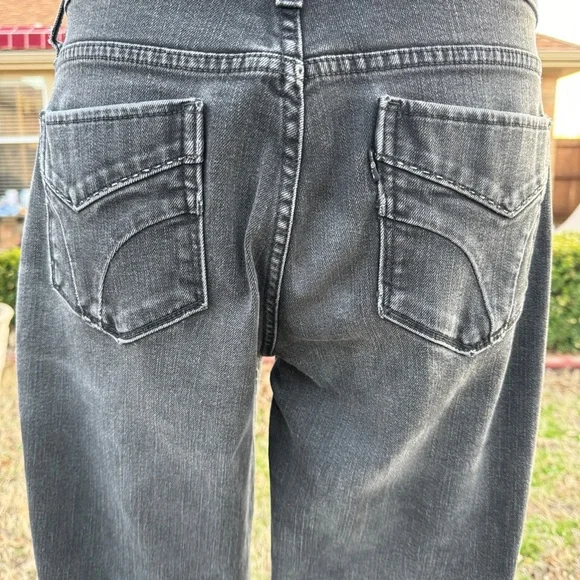 💖 Vintage Y2K Black Levi’s 505 Straight Leg Jeans - Picture 11 of 17
